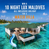 Luxury 10 night Maldives All inclusive Holiday with Water Villa for 2