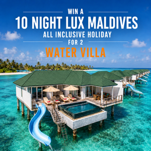 Luxury 10 night Maldives All inclusive Holiday with Water Villa for 2
