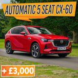 2024 Automatic Mazda CX-60 + £3000 cash