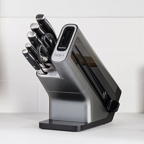 Ninja StaySharp Knife Block with Integrated Sharpener