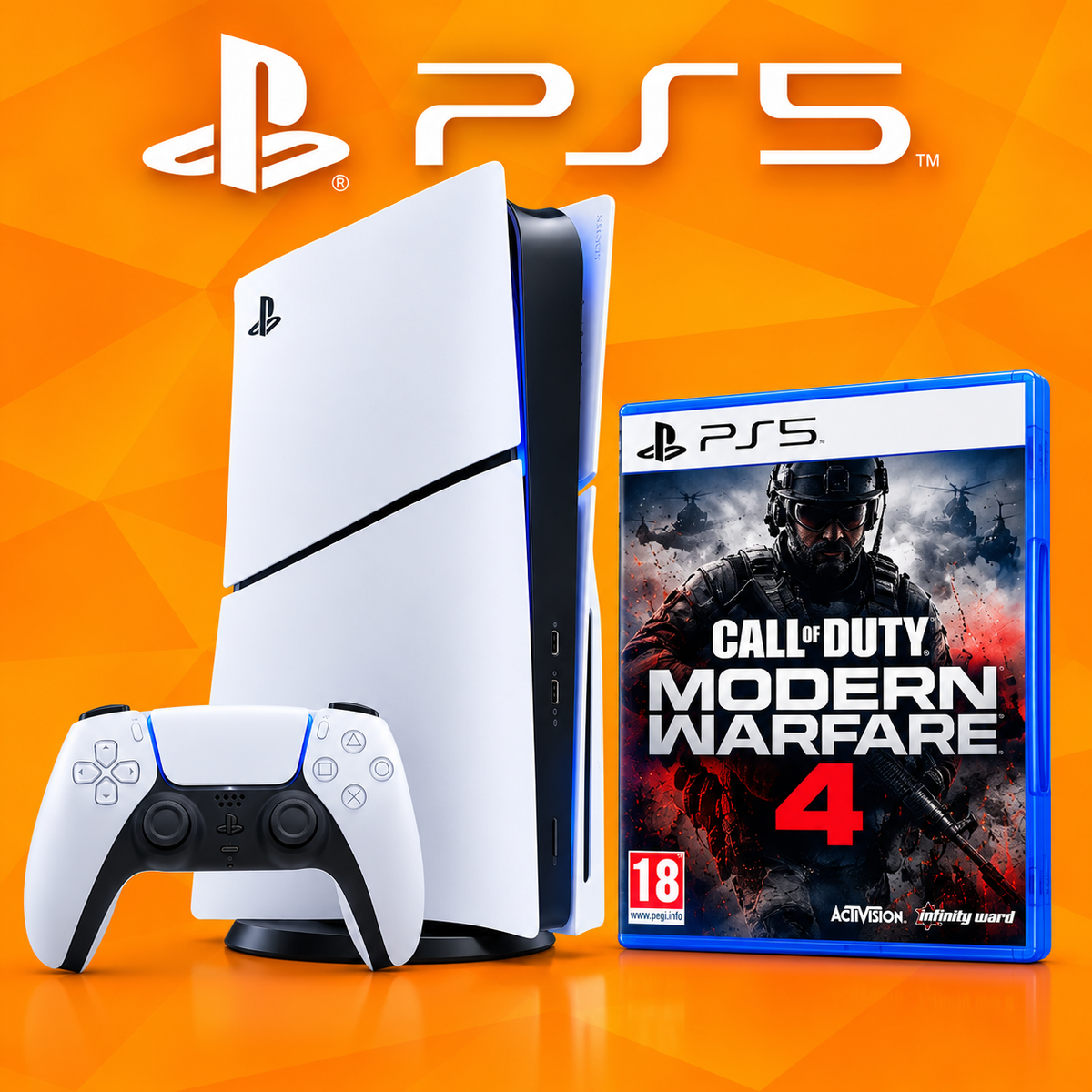 Sony PS5 & Call of Duty Modern Warfare 4 Bundle