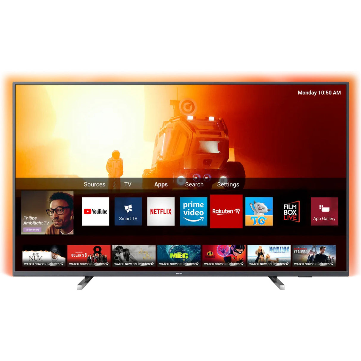 DRAW TONIGHT Philips 55" 4K Ambilight TV