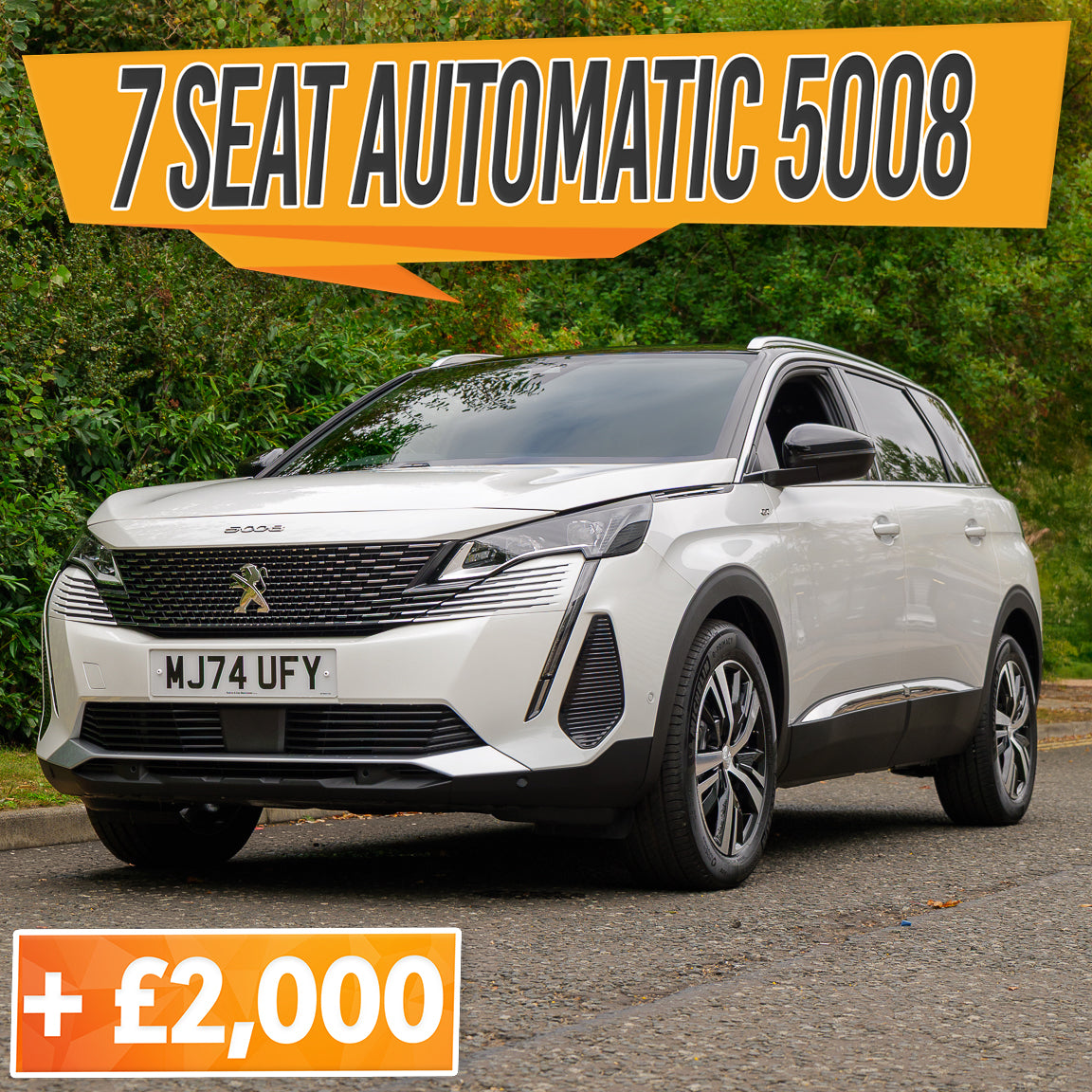 2024 Peugeot 5008 - 7 seater SUV + £2000 cash