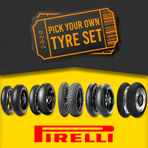 Set of Pirelli Motorcycle Tyres (Pick your Style & Compound)