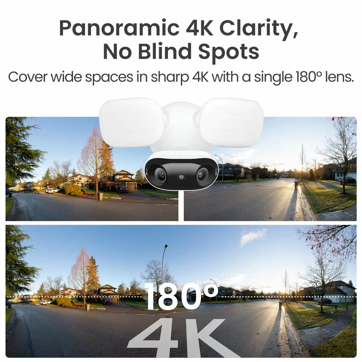 Reolink 4K 180° Battery Wi-Fi Floodlight Security Camera
