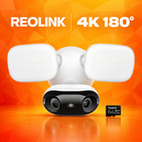 Reolink 4K 180° Battery Wi-Fi Floodlight Security Camera
