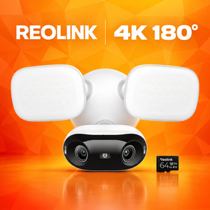 Reolink 4K 180° Battery Wi-Fi Floodlight Security Camera
