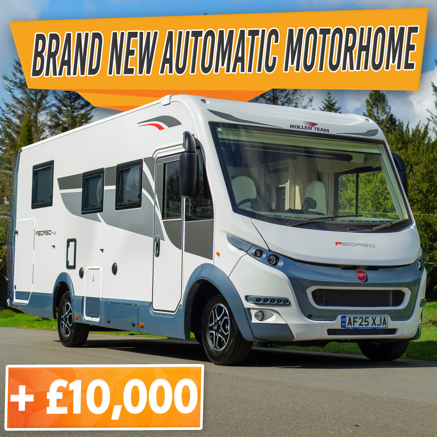 BRAND NEW ROLLER TEAM PEGASO + £10,000