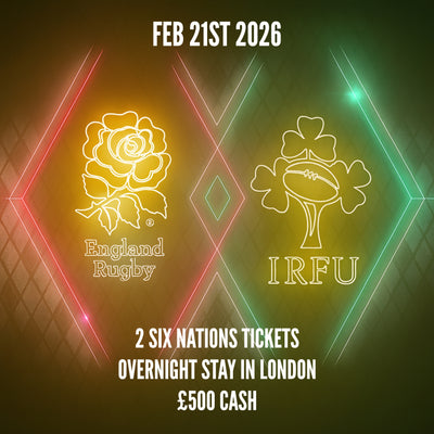 England vs Ireland Six Nations Tickets + Overnight Stay