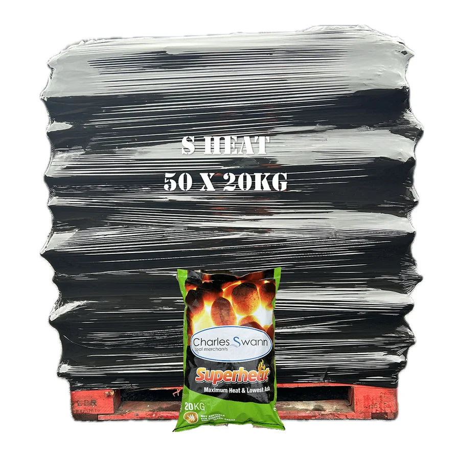 Superheat Coal 1 Tonne Pallet - 50x20kg Bags