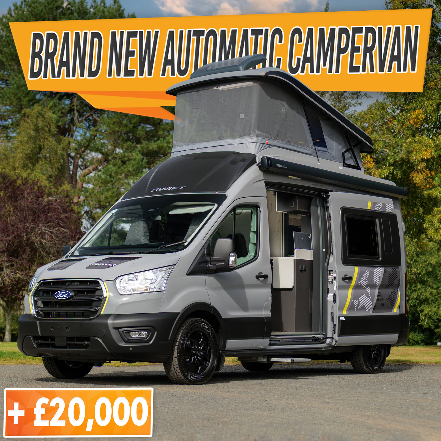 Brand New 2025 Automatic 4 berth Swift Trekker X + £20,000