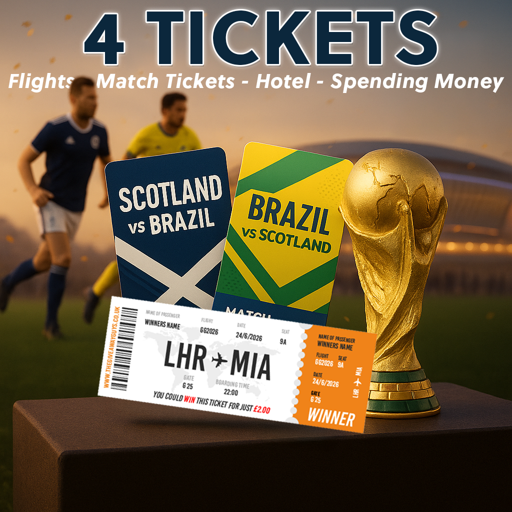 Scotland vs Brazil World Cup Package for 4