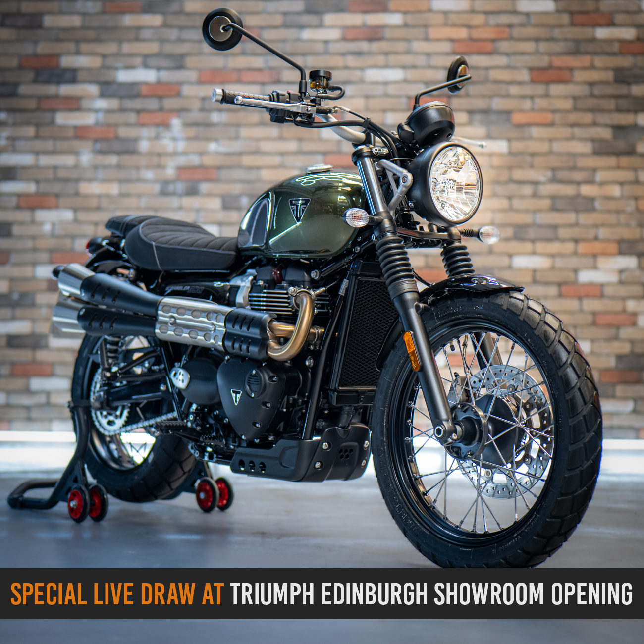 Triumph street scrambler green sales