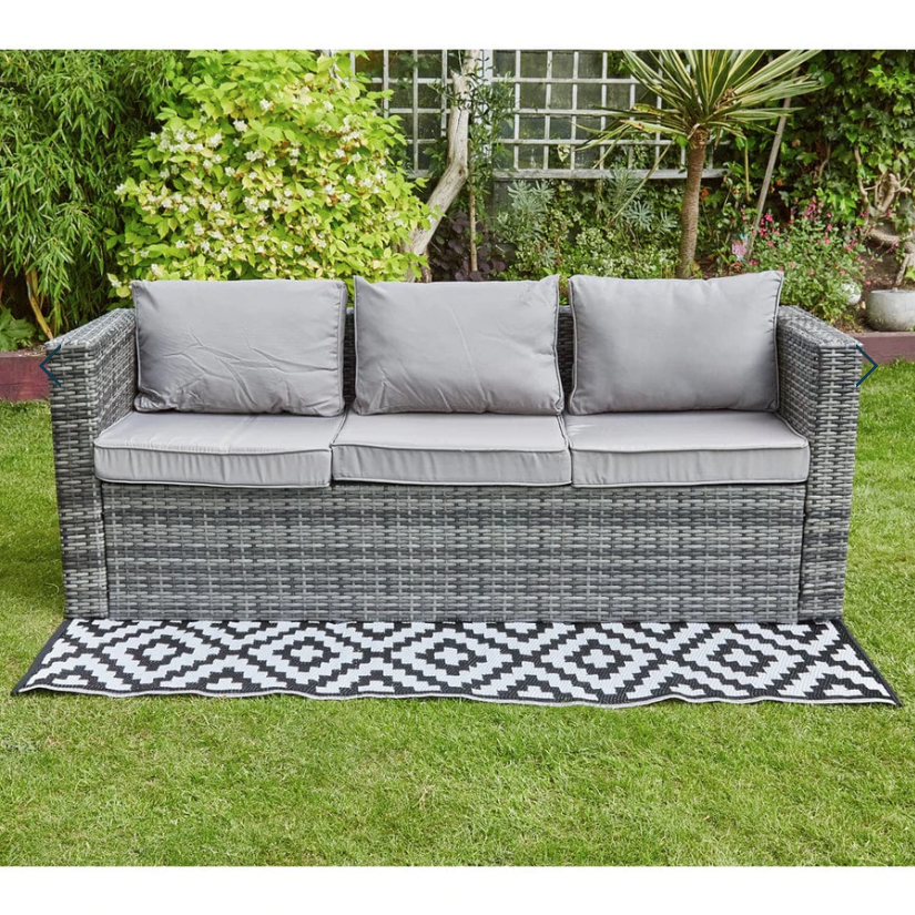 5 Seater Rattan Garden Furniture Set & Patio Heater - 13th May 25