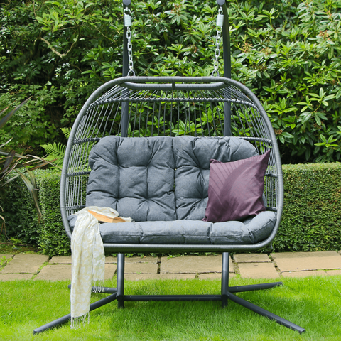 Folding Double Hanging Egg Chair - 16th July