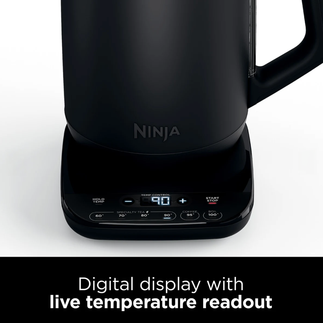 Ninja Black Perfect Temperature Kettle - Rapid Boil - 1st Oct – The  Giveaway Guys