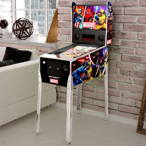 ARCADE1UP Marvel virtual Pinball Machine