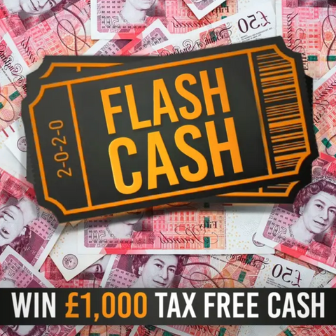 flash £1000 cash -  DRAW JAN 1ST 2024