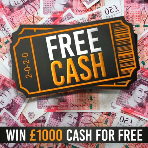 FREE TO ENTER -  £1000 cash -  10TH DEC
