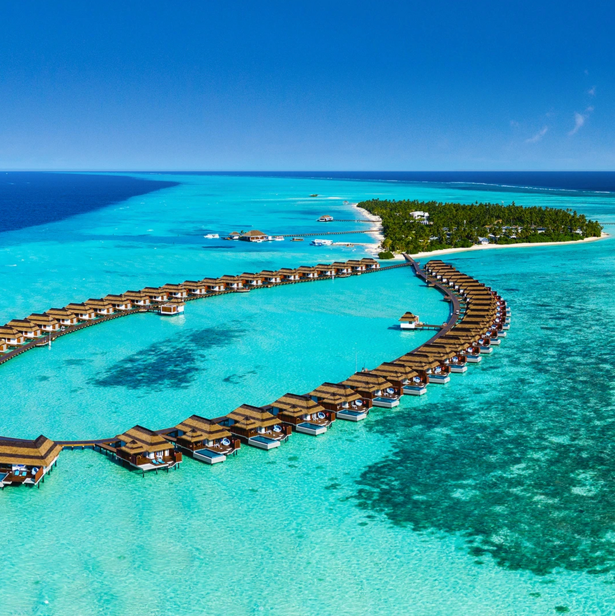 10 night luxury Maldives All inclusive Holiday with Water Villa for 2 + £1,000