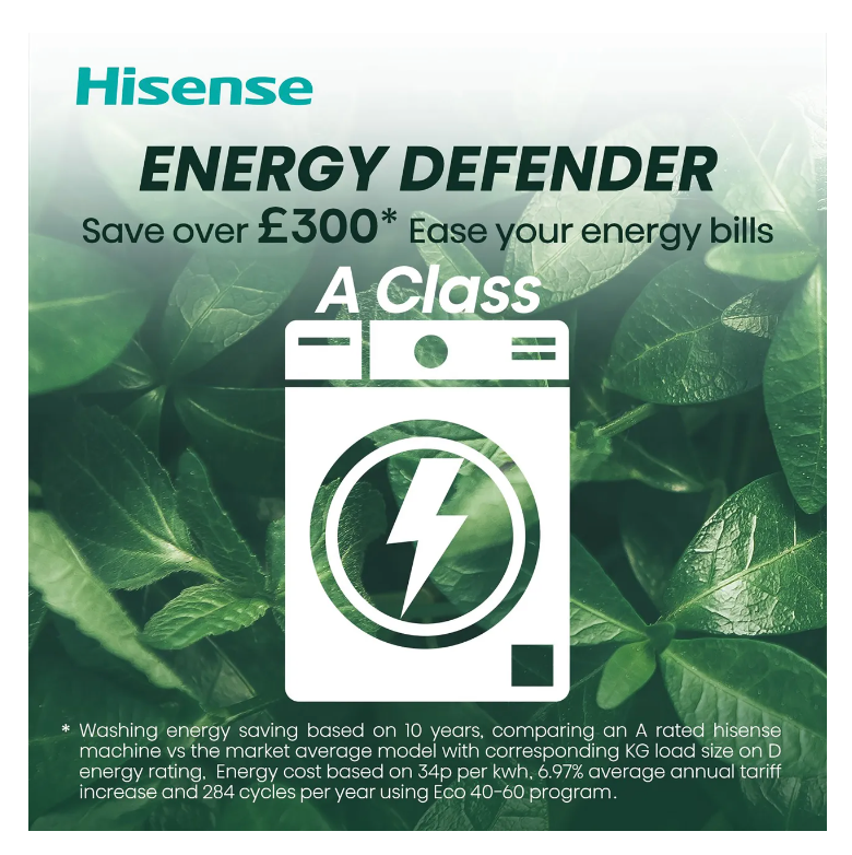 Hisense 3 Series 10kg Washing Machine - 21st Sep 25