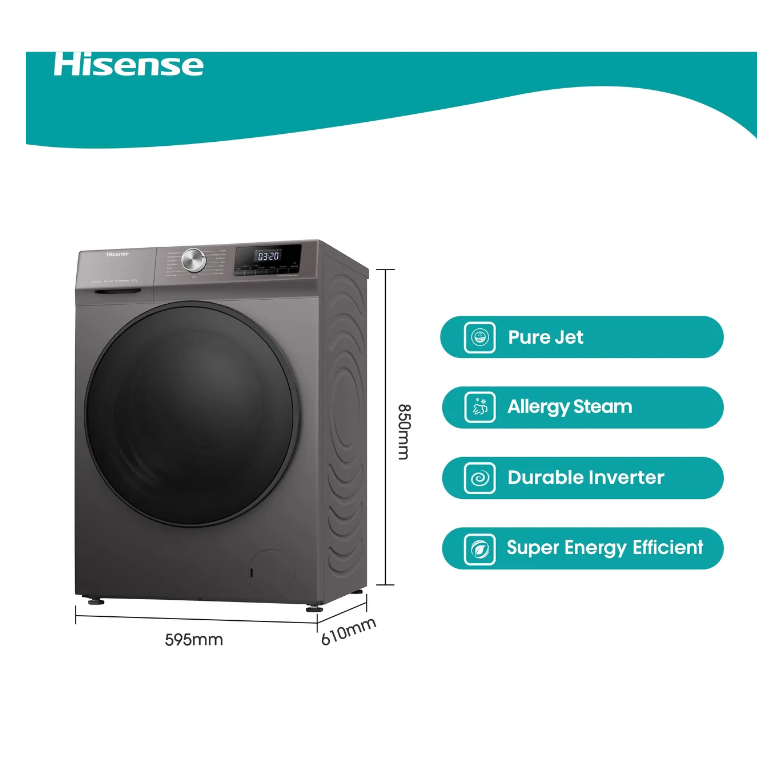 Hisense 3 Series 10kg Washing Machine - 21st Sep 25