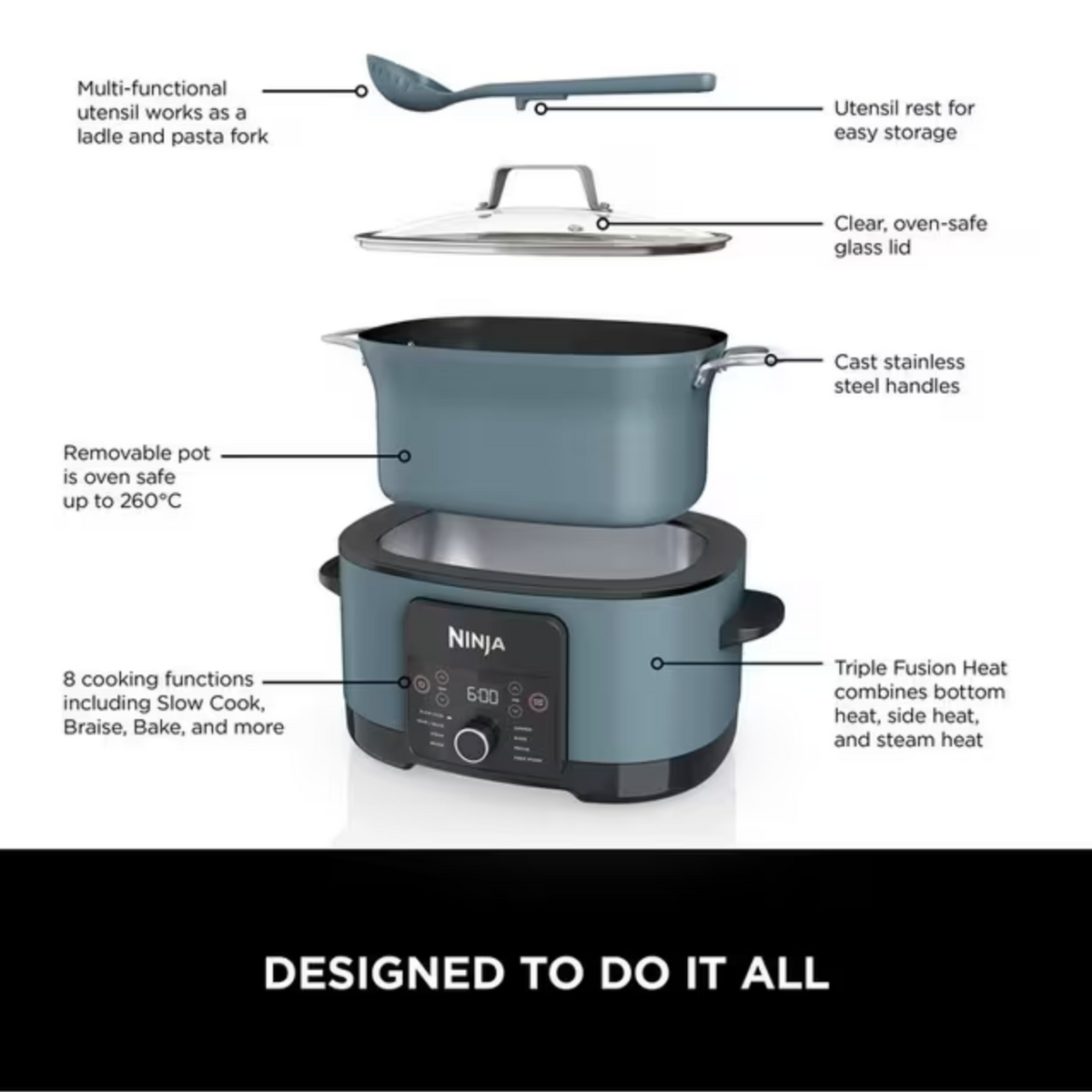 Ninja Foodi Possible 8-in-1 Slow Cooker