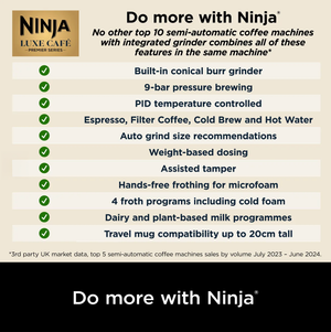 Ninja Luxe Café Premier Espresso Machine
