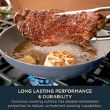 Ninja Ceramic 5-Piece Pan Set and Knife Block