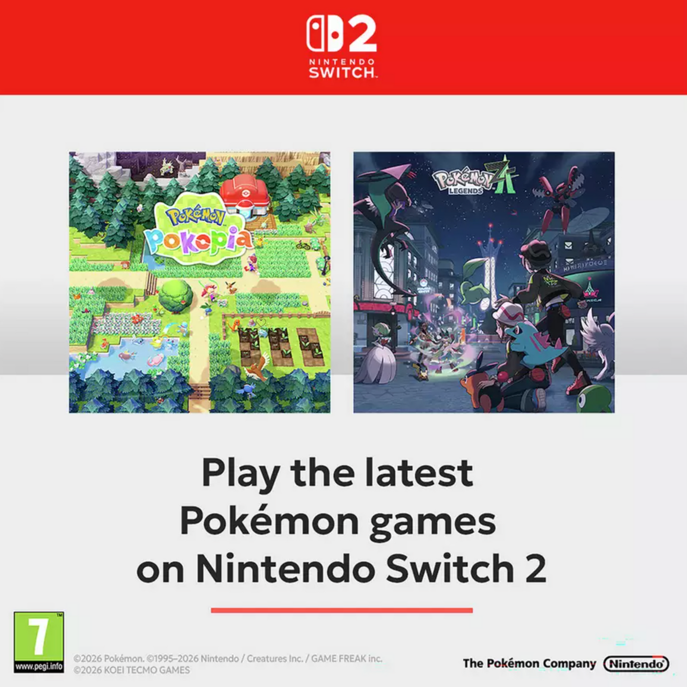 Nintendo Switch 2 & Pokémon Pokopia