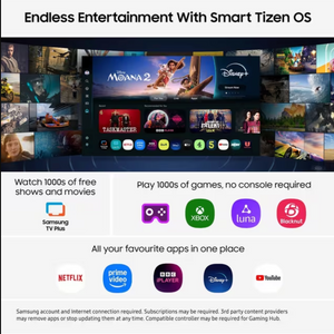 SAMSUNG 65" Smart 4K Ultra HD HDR LED TV