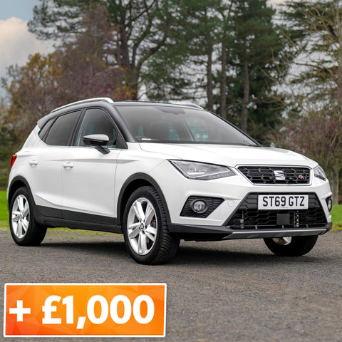 Low Mileage 2019 Seat Arona + £1k cash