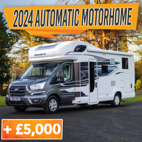 2024 Automatic 4 berth Swift Voyager 485 + £5,000