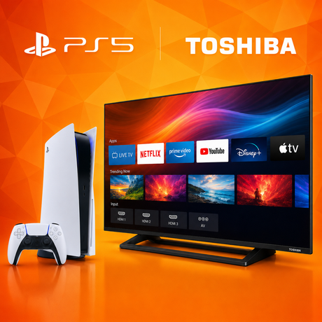 Sony PS5 + Toshiba 55" 4K TV MEGA BUNDLE