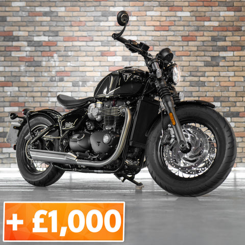 Chrome Triumph Bobber + £1000 cash