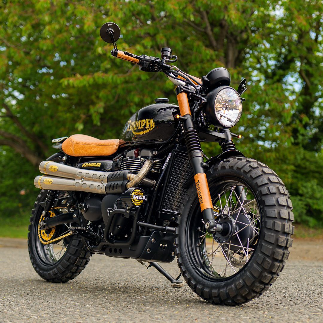 Custom Wide Wheel Triumph Scrambler 900