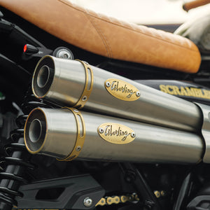 Custom Wide Wheel Triumph Scrambler 900