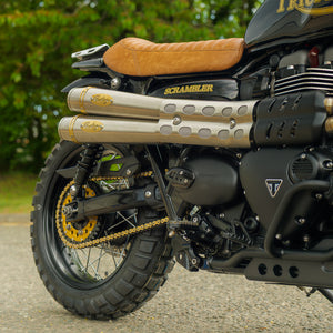 Custom Wide Wheel Triumph Scrambler 900