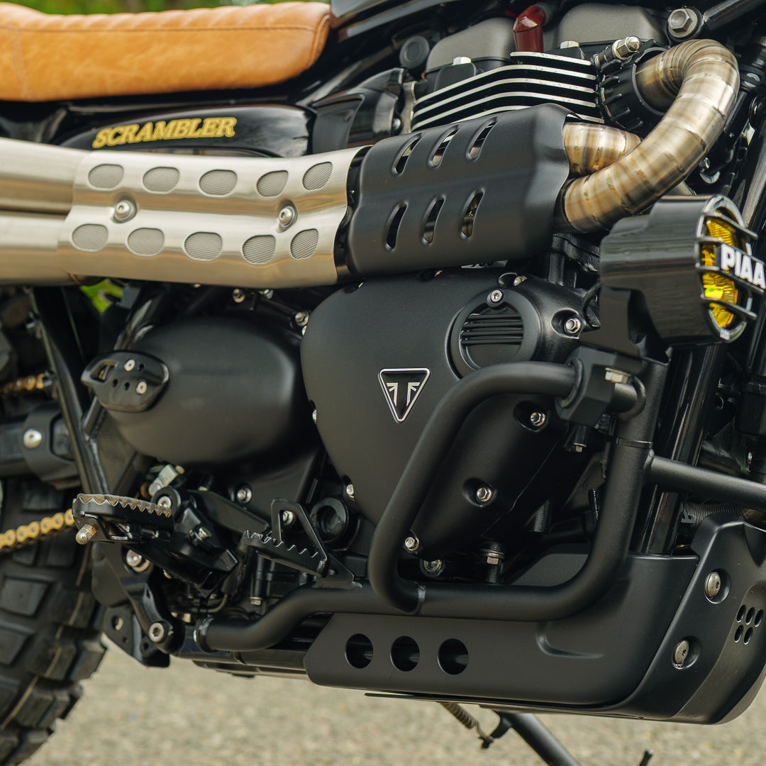 Custom Wide Wheel Triumph Scrambler 900