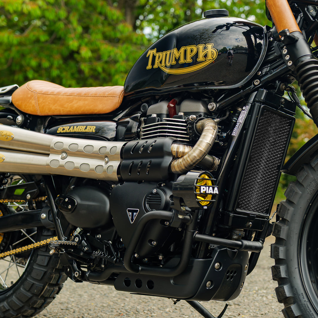 Custom Wide Wheel Triumph Scrambler 900