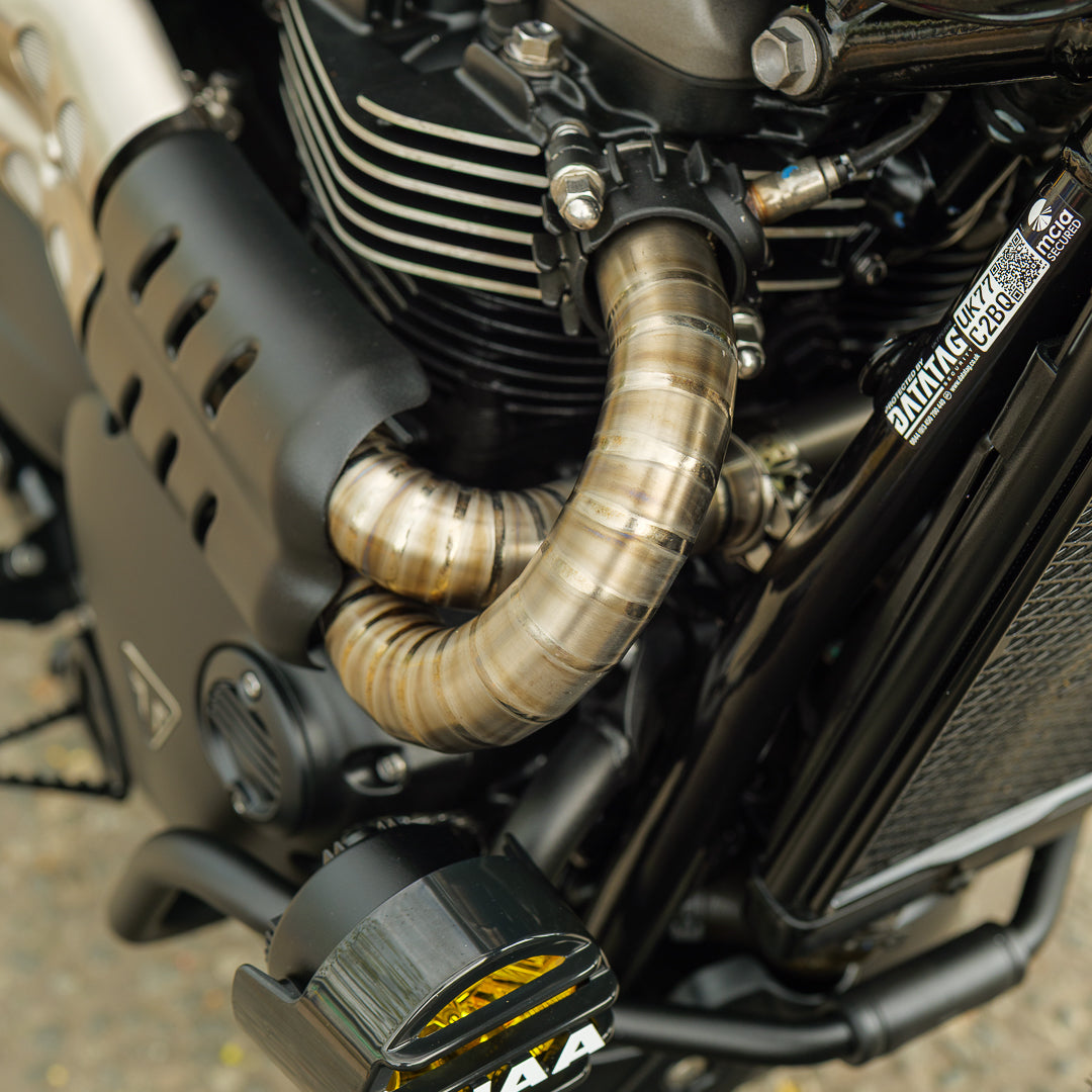 Custom Wide Wheel Triumph Scrambler 900