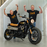 Custom Wide Wheel Triumph Scrambler 900