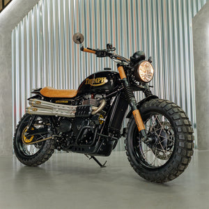 Custom Wide Wheel Triumph Scrambler 900