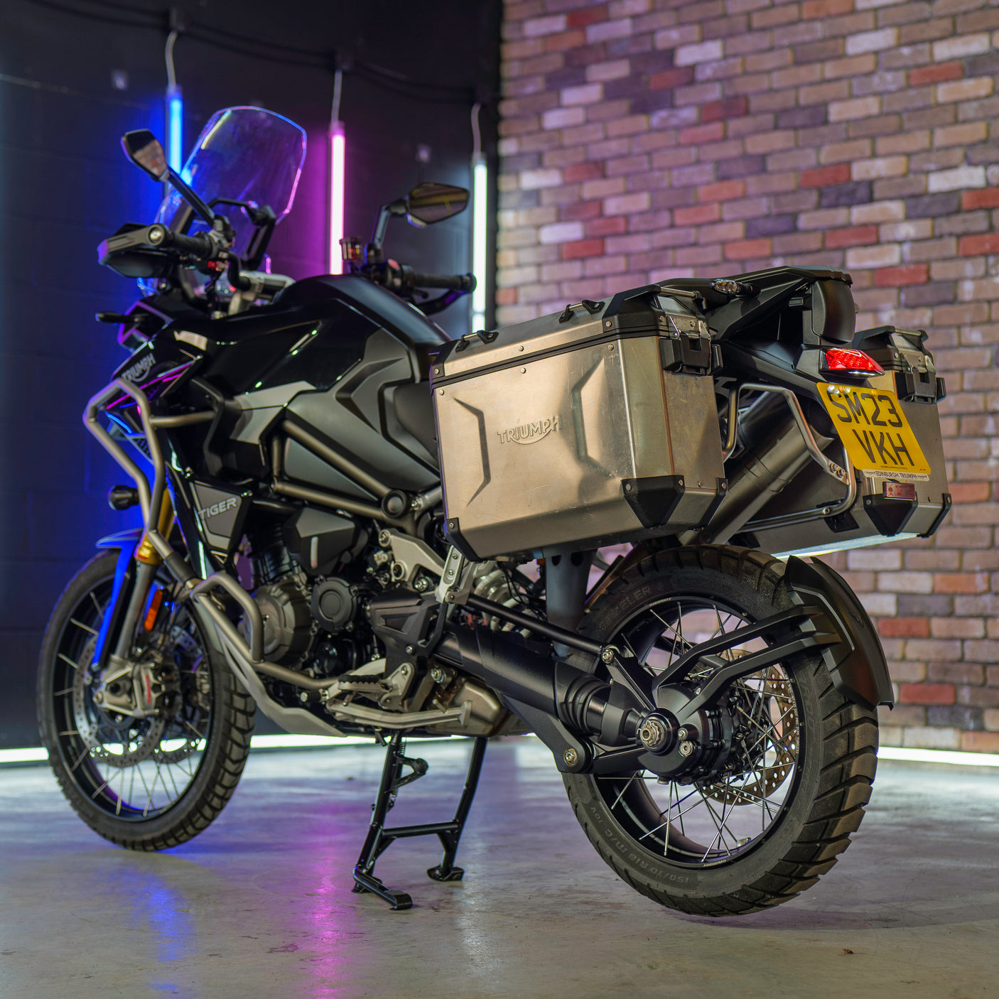 2023 Triumph Tiger 1200 Rally Explorer with Luggage