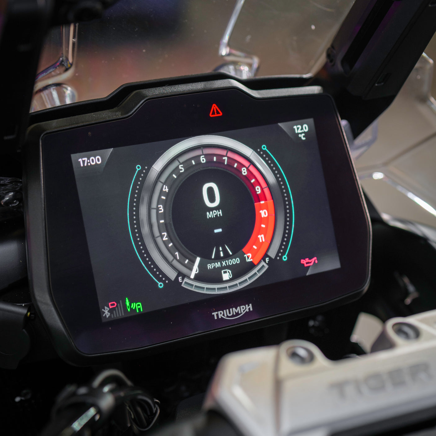 2023 Triumph Tiger 1200 Rally Explorer with Luggage