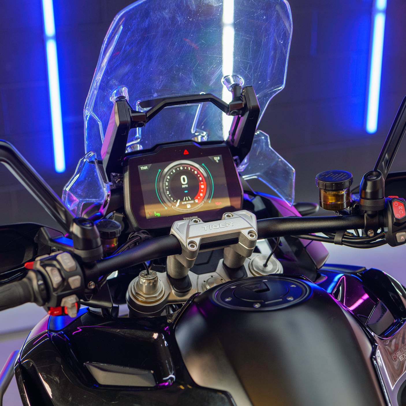 2023 Triumph Tiger 1200 Rally Explorer with Luggage