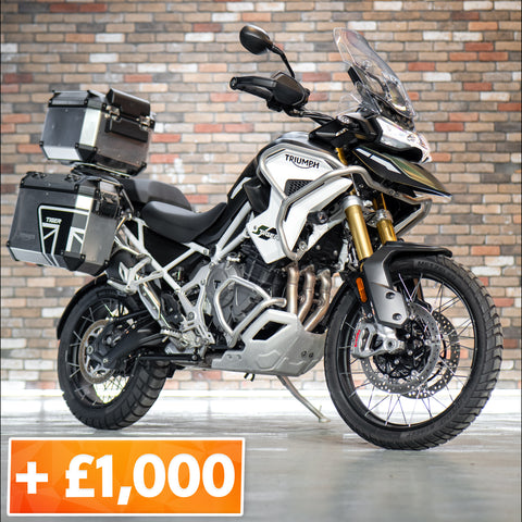 2022 Triumph Tiger 1200 Rally Pro + £1,000