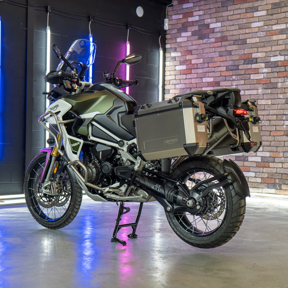 2024 Triumph Tiger 1200 Rally Explorer with Luggage