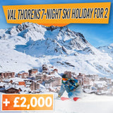 Ultimate Val Thorens 7-Night Ski Holiday for 2 + £2,000 Cash!
