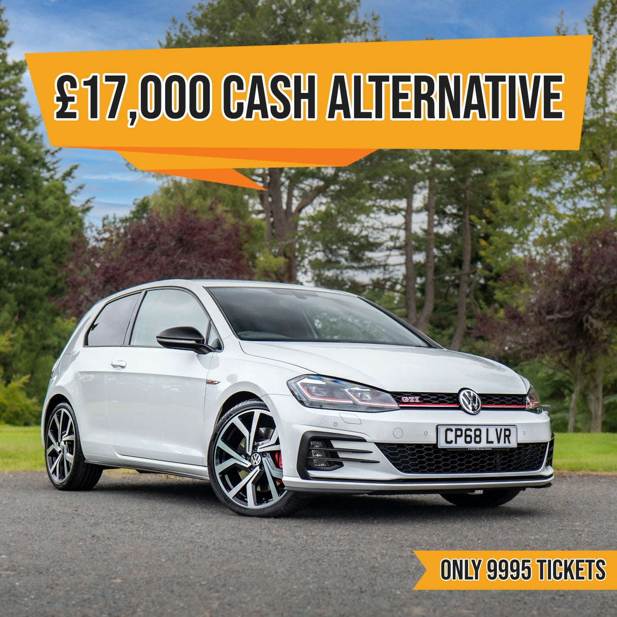 VW Golf GTI or £17,000 cash